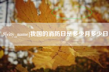 淮滨我国的消防日是多少月多少日