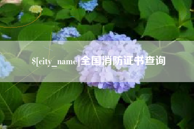 淮滨全国消防证书查询