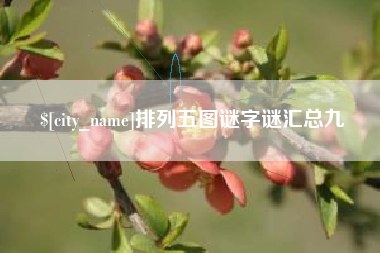 淮滨排列五图谜字谜汇总九