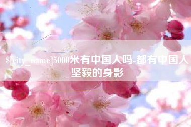 淮滨5000米有中国人吗-都有中国人坚毅的身影