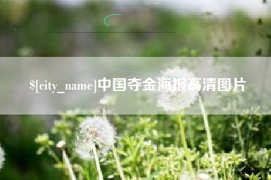 淮滨中国夺金海报高清图片