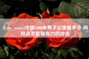 淮滨中国5000米男子记录是多少-向终点发起强有力的冲击