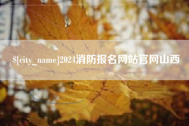 淮滨2024消防报名网站官网山西