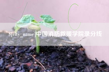淮滨中国消防救援学院录分线