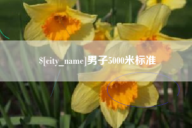 淮滨男子5000米标准