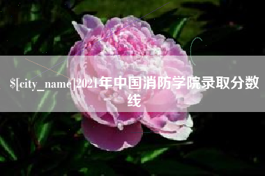 淮滨2021年中国消防学院录取分数线