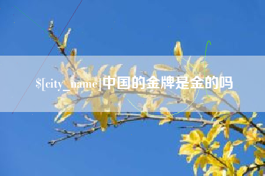 淮滨中国的金牌是金的吗