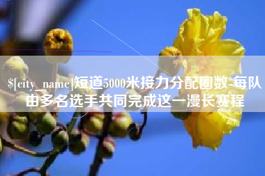 淮滨短道5000米接力分配圈数-每队由多名选手共同完成这一漫长赛程
