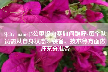 淮滨5公里接力赛如何跑好-每个队员需从自身状态、装备、技术等方面做好充分准备