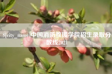 淮滨中国消防救援学院招生录取分数线2021