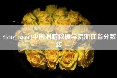 淮滨中国消防救援学院浙江省分数线