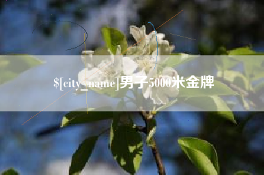 淮滨男子5000米金牌