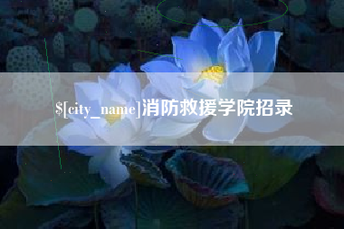 淮滨消防救援学院招录