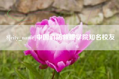 淮滨中国消防救援学院知名校友