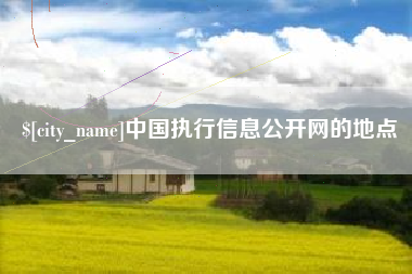 淮滨中国执行信息公开网的地点