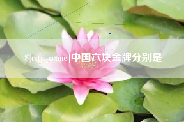 淮滨中国六块金牌分别是