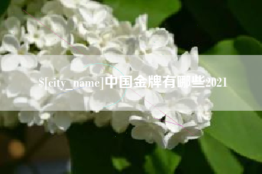 淮滨中国金牌有哪些2021