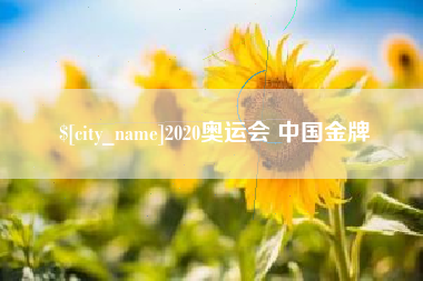 淮滨2020奥运会 中国金牌